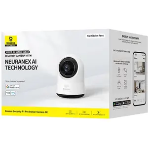 Câmara IP (Wi-Fi) Pan/Tilt 3K 5MP c/ deteção de pessoas e IR - p/ interior