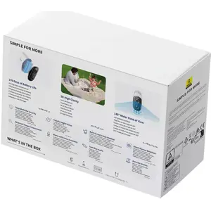 Câmara IP (Wi-Fi) Bullet 2K 3MP IR com bateria - para HomeStation H1 - IP67