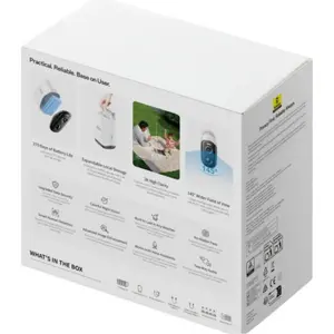 Kit de videovigilância c/ 4 câmaras IP (Wi-Fi) 2K a bateria p/ exterior + H1 HomeStation
