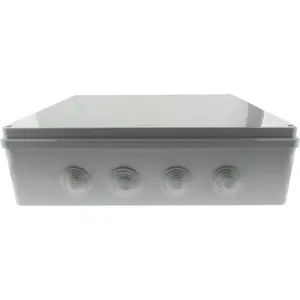 Caixa de derivação estanque 400x350x120mm IP65 - Branca