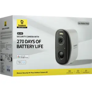 Câmara IP (Wi-Fi) Bullet 2K 3MP IR com bateria - para HomeStation H1 - IP67
