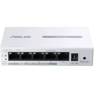 Switch 5P (4x PoE+) Gigabit Gerenciável 60W - branco
