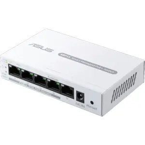 Switch 5P (4x PoE+) Gigabit Gerenciável 60W - branco
