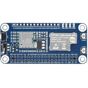 Placa de Expansão LoRaWAN 868/915MHz com GNSS (SX1262 + L76K) para Raspberry Pi