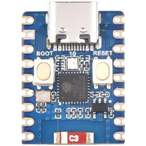 Placa de desenvolvimento ESP32-C3 (mini), Processador Single-core , 160MHz, 2.4GHz Wi-Fi & Bluetooth