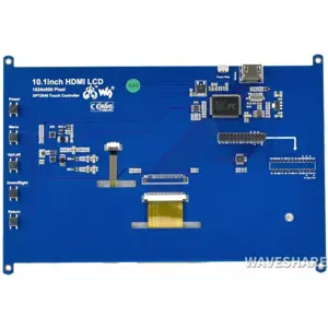 10.1inch Resistive Touch Screen LCD, 1024×600, HDMI, IPS, Supports Raspberry Pi / PC