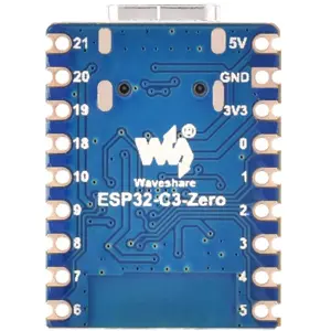 Placa de desenvolvimento ESP32-C3 (mini), Processador Single-core , 160MHz, 2.4GHz Wi-Fi & Bluetooth
