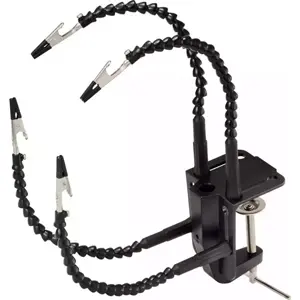 Suporte de mesa com 4 braços de crocodilo articulados