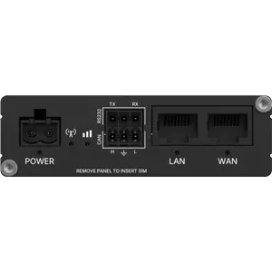 Router industrial 4G LTE Cat4 (Dual SIM) 1LAN + 1WAN (PoE) + WiFi + RS232 + GNSS