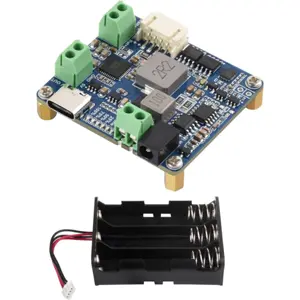 Módulo Controlador de Carga Solar MPPT 6-24V com Saída 5V/3A + Suporte para 3 baterias Li-ion 18650