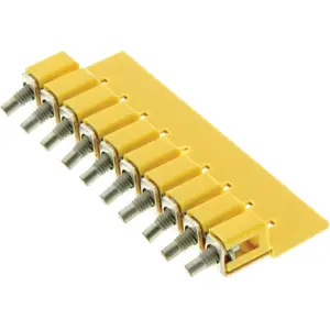 Pente Ligação Klippon Connect 10 polos (passo 5.1mm) - amarelo