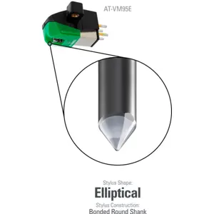 Cabezal con aguja elíptica AT-VM95E