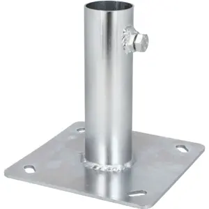 Base de fixação ao solo para mastros Ø40mm
