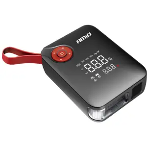 Arrancador de Carro (Jump Starter) 600A 4-em-1 c/ Powerbank 7200mAh + compressor 150 PSI + Lanterna