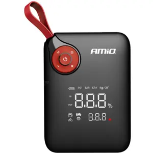 Arrancador de Carro (Jump Starter) 600A 4-em-1 c/ Powerbank 7200mAh + compressor 150 PSI + Lanterna