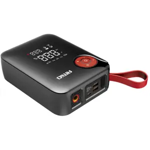 Arrancador de Carro (Jump Starter) 600A 4-em-1 c/ Powerbank 7200mAh + compressor 150 PSI + Lanterna