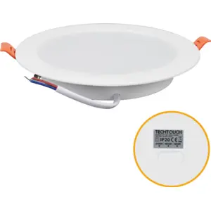Foco de encastrar redondo LED CCT 12W 1200lm 120° Ø175x28mm