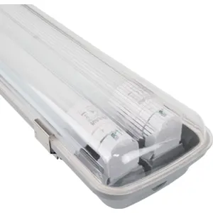 Armadura estanque (IP65) 2xG13 T8LED 120cm  (lâmpadas não incluidas)