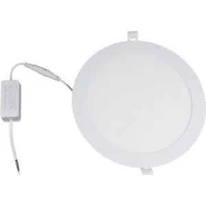 Foco de empotrar redondo 18W LED 6400K 1600lm Ø225x20mm
