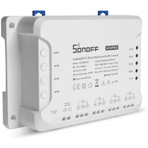 Módulo 4 comutadores Smart WiFi Wireless Pro + RF