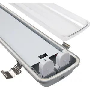 Armadura estanque (IP65) 2xG13 T8LED 120cm  (lâmpadas não incluidas)