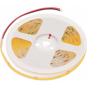 Tira LED COB 8mm AMARILLA 12VDC 778lm/m 11W/m IP20 - bobina de 5m