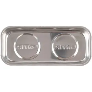 Taça de aço inoxidável magnética para guardar parafusos - 150x65mm