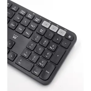 Teclado Wireless Multi-connect (2.4Ghz e Bluetooth 3.0/5.0) para 3 Dispositivos - QWERTY PT