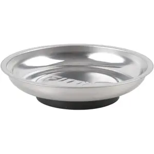 Taça de aço inoxidável magnética para guardar parafusos - Ø150mm