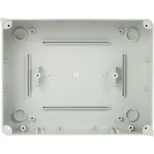Caixa de distribuição estanque IP65 para quadro elétrico - 1 fila - 12 módulos