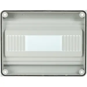 Caixa de distribuição estanque IP65 para quadro elétrico - 1 fila - 12 módulos