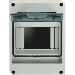 Caixa de distribuição estanque IP65 para quadro elétrico - 1 fila - 5 módulos