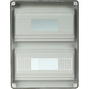 Caixa de distribuição estanque IP65 para quadro elétrico - 2 filas - 24 módulos