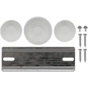 Caixa de distribuição estanque IP65 para quadro elétrico - 1 fila - 5 módulos