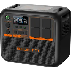 Power Station 2400W 2304Wh Expansível | UPS | Carregamento Solar 1200W | App Wi-Fi/Bluetooth - BLUETTI AC200PL