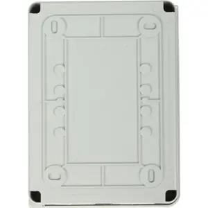 Caixa de distribuição estanque IP65 para quadro elétrico - 1 fila - 5 módulos