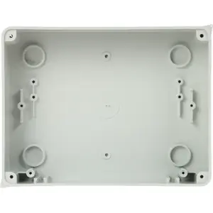 Caixa de distribuição estanque IP65 para quadro elétrico - 1 fila - 8 módulos