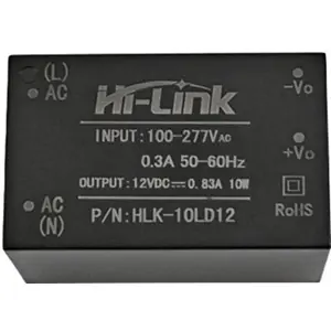 Transformador de alimentação encapsulado para PCB 85..305VAC ➝ 12VDC 830mA 10W