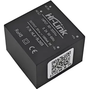 Transformador de alimentação encapsulado para PCB 85..305VAC ➝ 5VDC 1A 5W