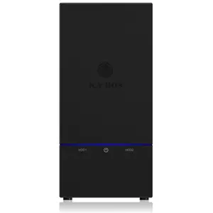Caixa RAID para 2x discos SATA 2.5/3.5 USB 3.1 c/ função Rebuilding