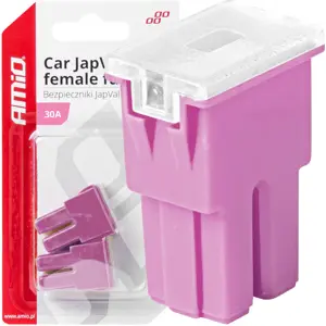Fusível auto japval F 30A rosa [2 unid.] - AMiO