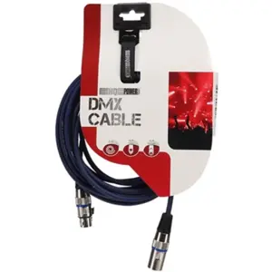 Cable DMX XLR 3p macho ↔ XLR 3p hembra 1.0m
