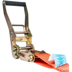 Cinta de seguridad con carraca - 5000kg - 50mm x 8m