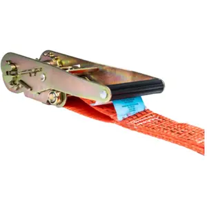 Cinta de seguridad con carraca - 5000kg - 50mm x 8m