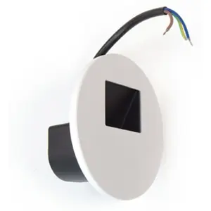 Luminária de chão de encastrar (Steplight) - 3W IP65 Ø91x44mm