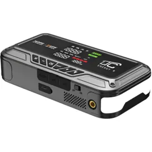 Arrancador de Carro (Jump Starter) 1200A 4-em-1 c/ compressor 160PSI + Powerbank PD 65W + Lanterna