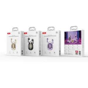 Auriculares earbuds TWS Bluetooth 5.4 c/ estojo de carregamento