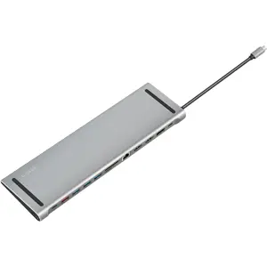 Docking Station USB-C 12-em-1 c/ 2×HDMI, DisplayPort, LAN e PD 100W