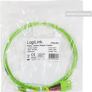Cable de fibra óptica LC-SC OM5 multimodo (50/125 µm) dúplex 3.0 m