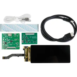 Display AMOLED flexível 6.67'' 2400x1080, 450cd/m² p/ LattePanda e Raspberry Pi